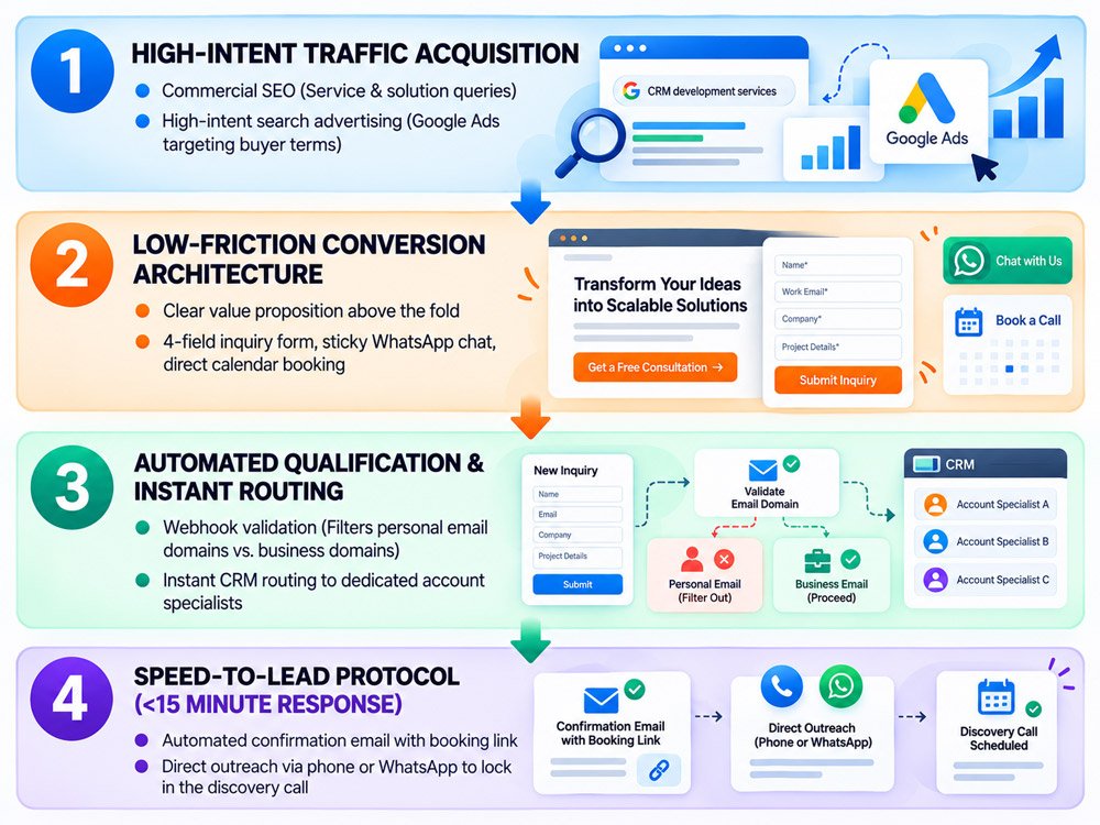 4 Core Layers of a Modern B2B Lead Funnel