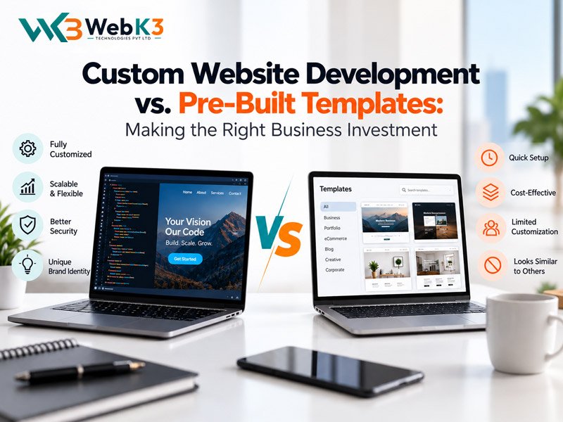 Custom Website Development vs. Pre-Built Templates
